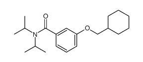 3-(cyclohexylmethoxy)-N,N-di(propan-2-yl)benzamide Structure