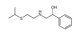 N-β-Isopropylthioethyl-2-hydroxy-2-phenylethyl amine Structure