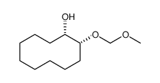 Cyclodecanol, 2-(methoxymethoxy)-, (1R,2S)-rel Structure