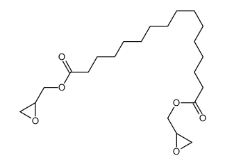bis(oxiran-2-ylmethyl) hexadecanedioate Structure