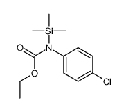 ethyl N-(4-chlorophenyl)-N-trimethylsilylcarbamate结构式