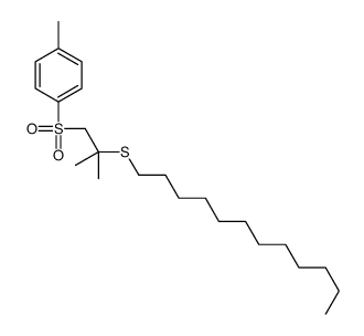 1-(2-dodecylsulfanyl-2-methylpropyl)sulfonyl-4-methylbenzene结构式