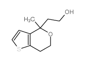4-(2-Hydroxyethyl)-4-methyl-6,7-dihydro-4H-thieno[3,2-c]pyran structure