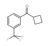 CYCLOBUTYL 3-TRIFLUOROMETHYLPHENYL KETONE structure