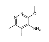 Pyridazine,4-amino-3-methoxy-5,6-dimethyl- (7CI) structure