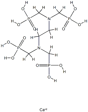 [ethylenebis[nitrilobis(methylene)]]tetrakisphosphonic acid, calcium salt结构式