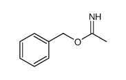 Ethanimidic acid, phenylmethyl ester Structure