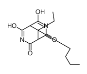 9-butyl-9-ethyl-3,7-diazabicyclo[3.3.1]nonane-2,4,6,8-tetrone结构式