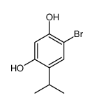 4-bromo-6-propan-2-ylbenzene-1,3-diol结构式