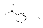 3-Isothiazolecarboxylicacid,5-cyano-(9CI) structure