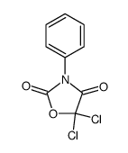 2,4-Oxazolidinedione, 5,5-dichloro-3-phenyl Structure