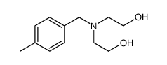 Ethanol, 2,2'-[[(4-methylphenyl)methyl]imino]bis Structure