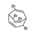 2,4,8,10-Tetrabrombicyclo(3.3.2)deca-2,6,9-trien Structure
