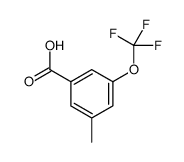 3-methyl-5-(trifluoromethoxy)benzoic acid结构式