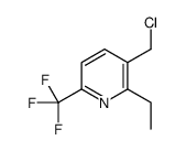 3-(chloromethyl)-2-ethyl-6-(trifluoromethyl)pyridine结构式