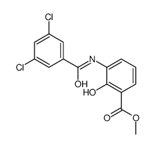 methyl 3-[(3,5-dichlorobenzoyl)amino]-2-hydroxybenzoate结构式