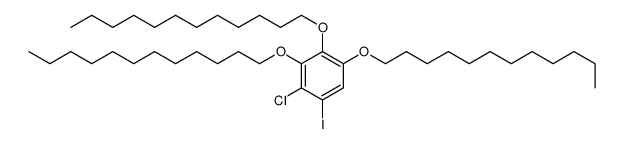 4-chloro-1,2,3-tridodecoxy-5-iodobenzene Structure