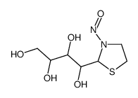 1-(3-nitroso-1,3-thiazolidin-2-yl)butane-1,2,3,4-tetrol Structure