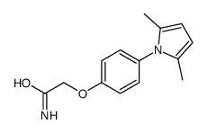 2-[4-(2,5-dimethylpyrrol-1-yl)phenoxy]acetamide结构式