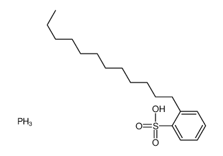 2-dodecylbenzenesulfonic acid,phosphane结构式