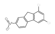 1,3-dichloro-7-nitro-9H-fluorene结构式