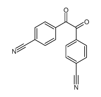 4-[2-(4-cyanophenyl)-2-oxoacetyl]benzonitrile structure