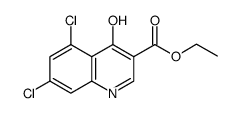 ETHYL 5,7-DICHLORO-4-HYDROXYQUINOLINE-3-CARBOXYLATE picture
