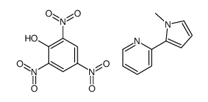 2-(1-methylpyrrol-2-yl)pyridine,2,4,6-trinitrophenol结构式