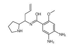 N-[(1-allyl-2-pyrrolidinylmethyl)]-4,5-diamino-2-methoxybenzamide structure