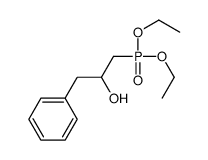 1-diethoxyphosphoryl-3-phenylpropan-2-ol Structure