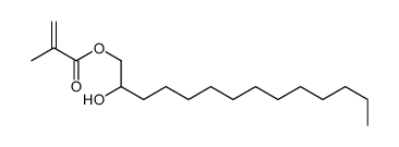 2-hydroxytetradecyl 2-methylprop-2-enoate Structure