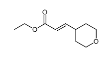 Ethyl 3-(tetrahydro-2H-pyran-4-yl)acrylate Structure