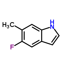 5-Fluoro-6-methyl-1H-indole structure