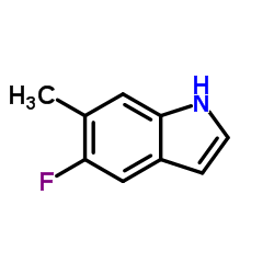 5-Fluoro-6-methyl-1H-indole Structure