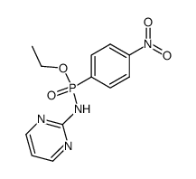 (4-nitro-phenyl)-phosphonic acid ethyl ester-pyrimidin-2-ylamide Structure