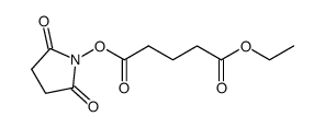 ethyl glutarate N-hydroxysuccinimide ester Structure