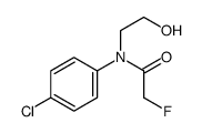 4'-Chloro-2-fluoro-N-(2-hydroxyethyl)acetanilide Structure