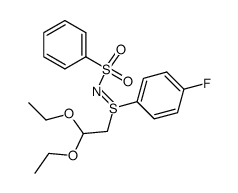 N-((2,2-diethoxyethyl)(4-fluorophenyl)-4-sulfanylidene)benzenesulfonamide Structure