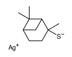 silver(1+) 2,6,6-trimethylbicyclo[3.1.1]heptane-2-thiolate structure
