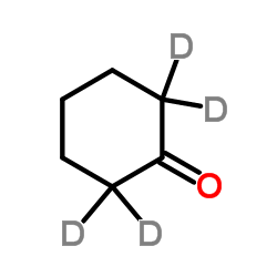 (2,2,6,6-2H4)Cyclohexanone Structure