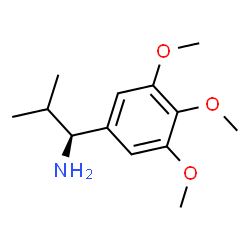 (1S)-2-METHYL-1-(3,4,5-TRIMETHOXYPHENYL)PROPYLAMINE Structure