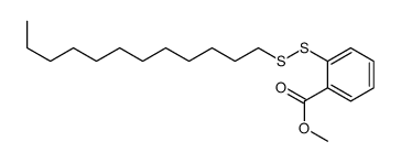 methyl 2-(dodecyldisulfanyl)benzoate结构式