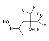 (4Z)-1-chloro-2-[chloro(difluoro)methyl]-1,1-difluoro-4-hydroxyiminopentan-2-ol结构式