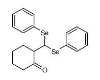 2-[bis(phenylselanyl)methyl]cyclohexan-1-one结构式