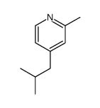 Pyridine, 2-methyl-4-(2-methylpropyl)- (9CI)结构式