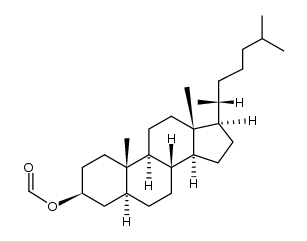 3β-formyloxy-5αH-cholestane结构式