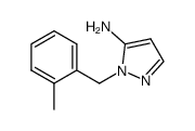 2-(2-methyl-benzyl)-2H-pyrazol-3-ylamine结构式