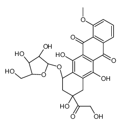 7-O-ribofuranosyladriamycinone Structure