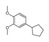 4-cyclopentyl-1,2-dimethoxybenzene结构式