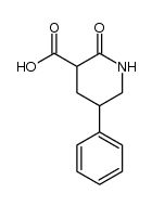 2-oxo-5-phenyl-piperidine-3-carboxylic acid结构式